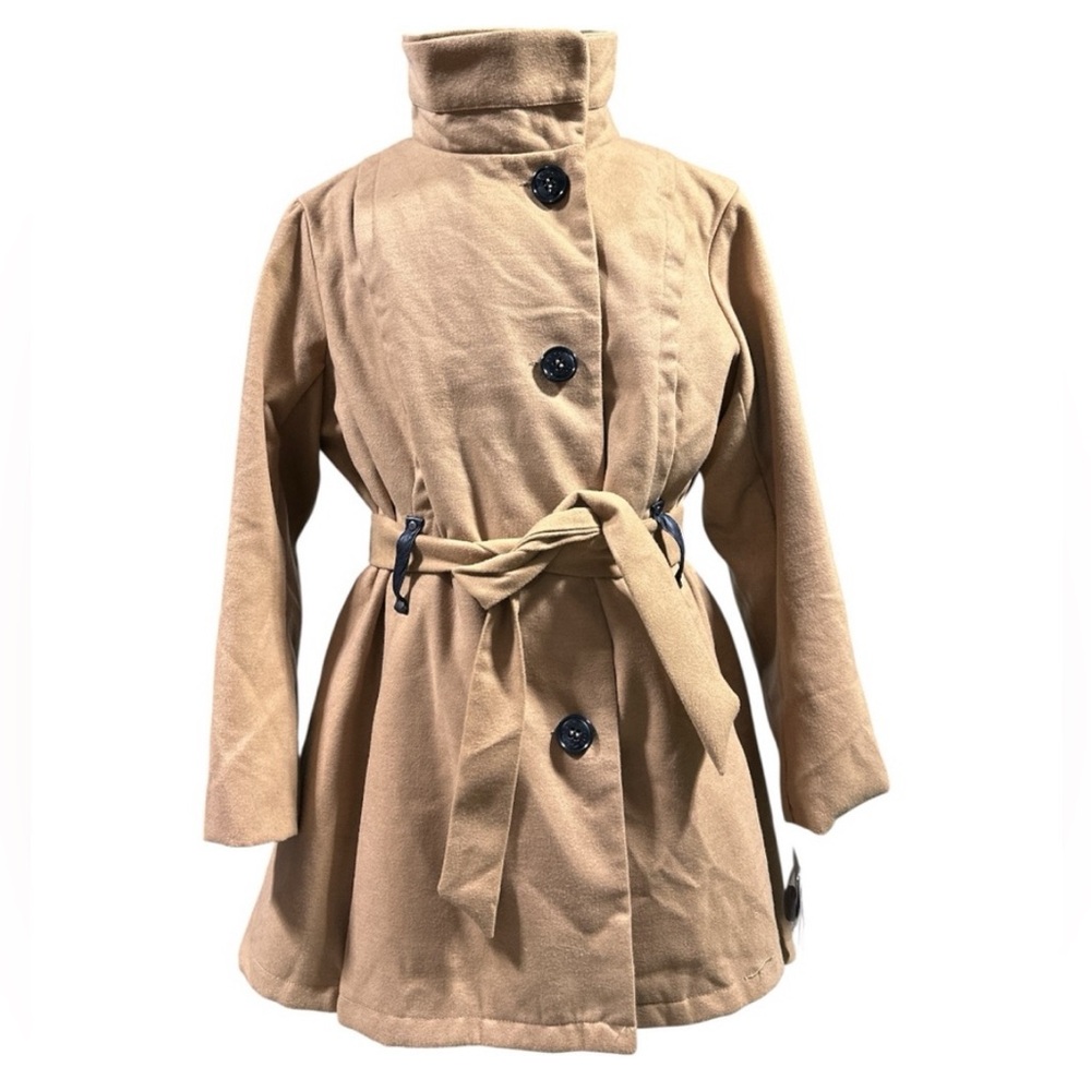 Madden Girl Camel Button-Up Winter Coat Size 1X *NWT*